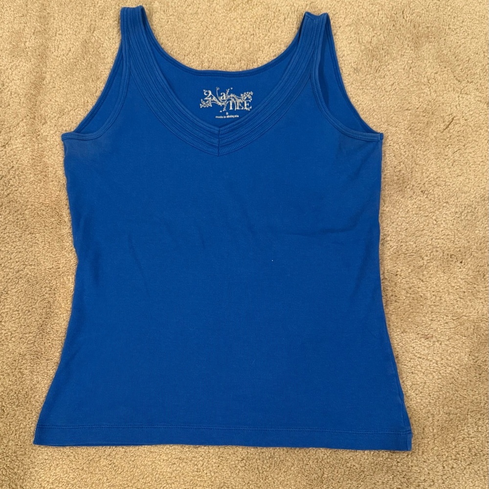 Y2K Blue Tank Top